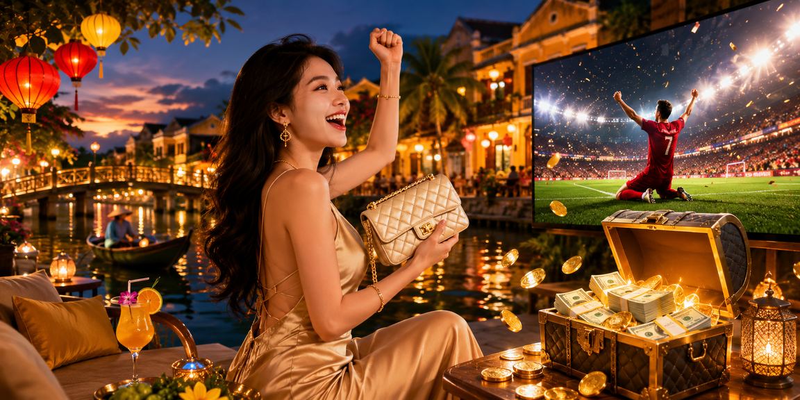 Đèn lồng Hội An lung linh gợi nhớ không khí thưởng thức casino trực tuyến về đêm