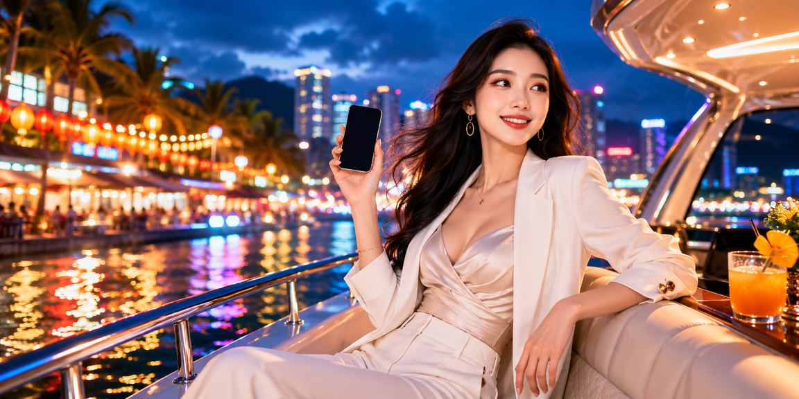 Quang cảnh chợ đêm Nha Trang sôi động, người dân trò chuyện và xem kết quả trên điện thoại